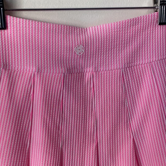 Lilly Pulitzer Priska Skort Performance Seersucker in Havana Pink - Picture 6 of 10